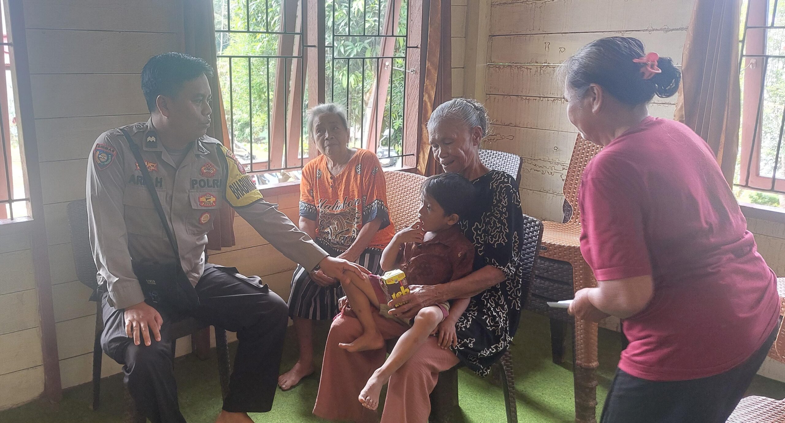 Polsek Permata Intan Lakukan Penyuluhan Didesa Mirau